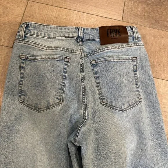 FRYE WOMENS LIGHT DENIM JEANS SIZE 6 / 28 - Picture 9 of 10